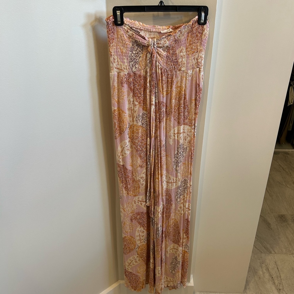 Floral Romper with Tie Waist